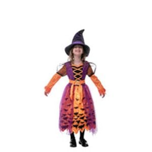 Halloween Child light up polka dots witch tutu costume for girl dress up MEDIUM